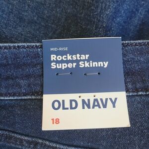 Old Navy Women's Rockstar Super Skinny Jeans - Blue